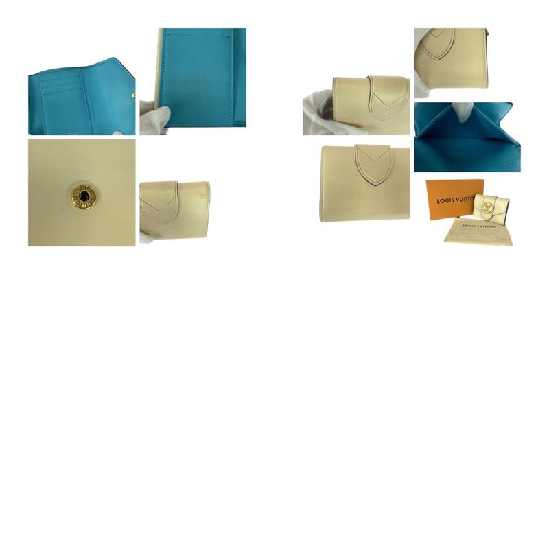 Louis Vuitton Portefeuille Pont Neuf Ivory Gold Hardware Leather M69176 Fold