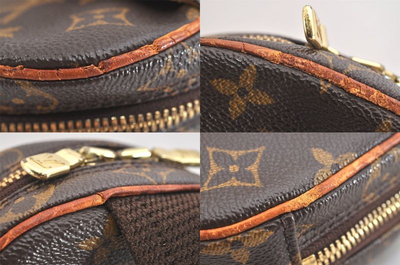 Louis Vuitton Monogram Pochette Gange Waist Body Bag M51870 LV 2738n