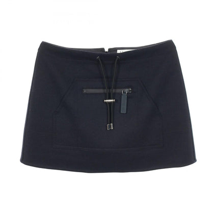 Dior Skirt Wool Navy 34