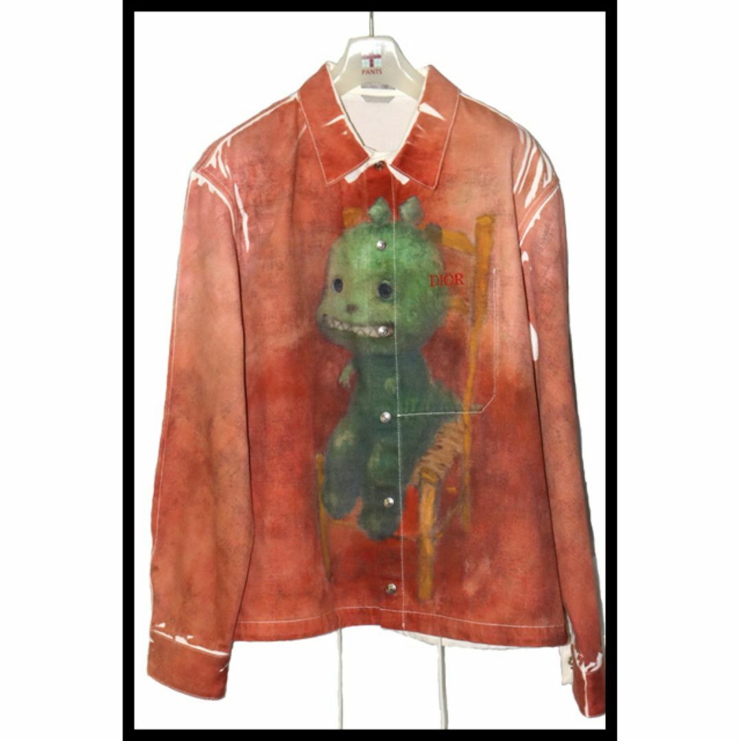 Dior Denim Jacket Seated Kaiju Statue
