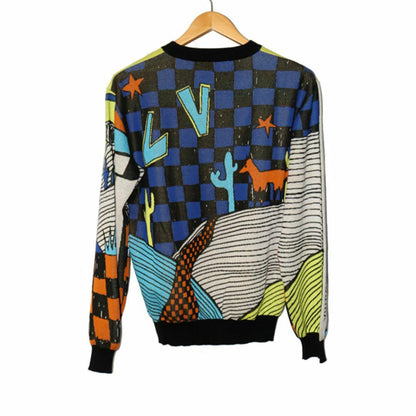 Louis Vuitton Knit Sweater Animal Allover Pattern