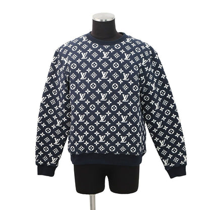 Louis Vuitton Sweatshirt Monogram Crew Neck S Top White