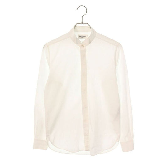 Saint Laurent Paris Y271 W Cotton Long Sleeve Shirt 37
