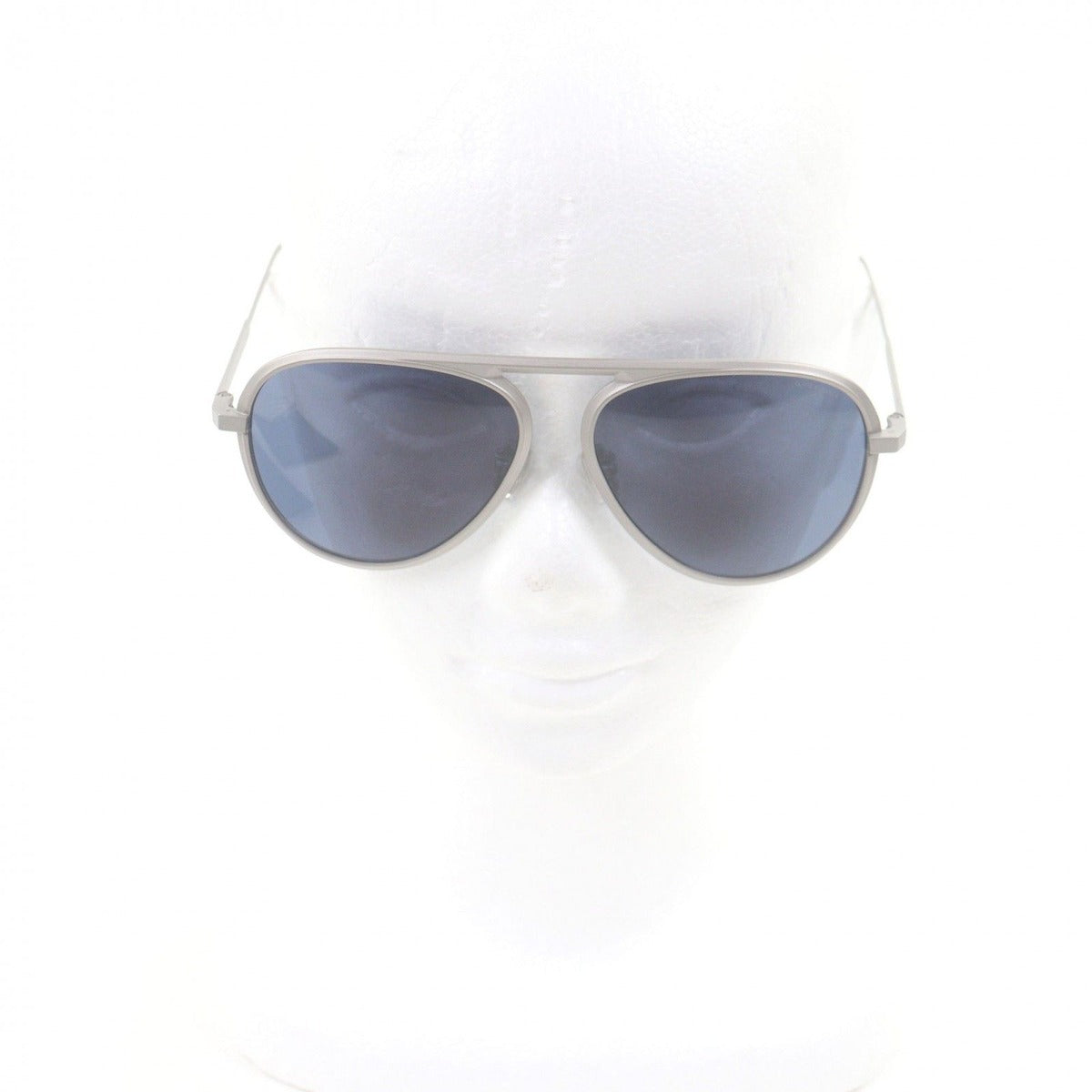 Bvlgari Octo Finissimo Aviator Sunglasses Matte Gray Blue Lens — view 3