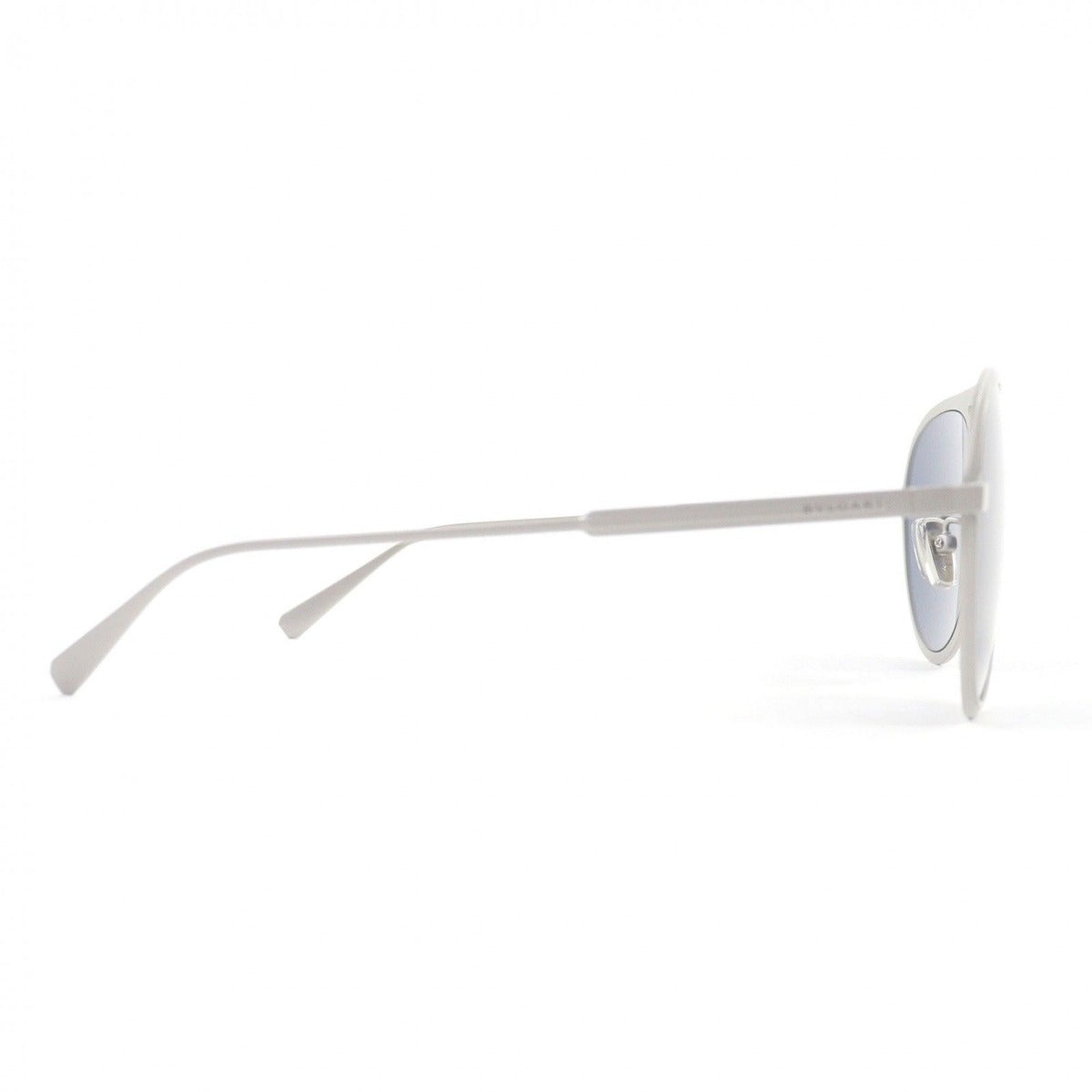 Bvlgari Octo Finissimo Aviator Sunglasses Matte Gray Blue Lens — view 5