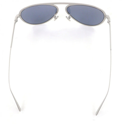 Bvlgari Octo Finissimo Aviator Sunglasses Matte Gray Blue Lens — view 6