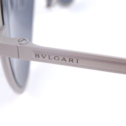 Bvlgari Octo Finissimo Aviator Sunglasses Matte Gray Blue Lens — view 8