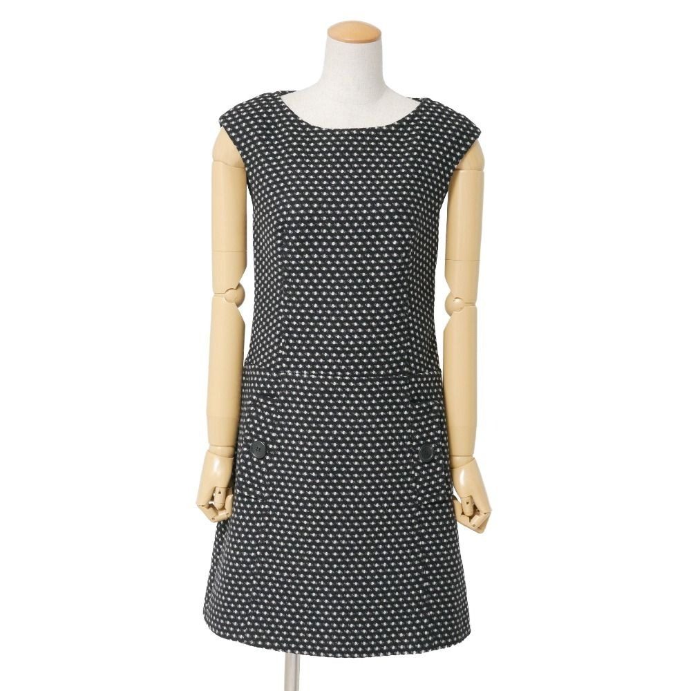 Prada Dress Sleeveless Tweed