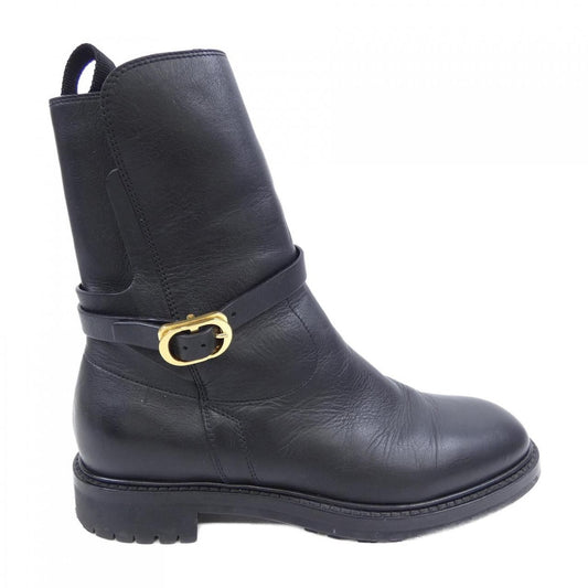 Christian Dior Empreinte Leather Boots Black