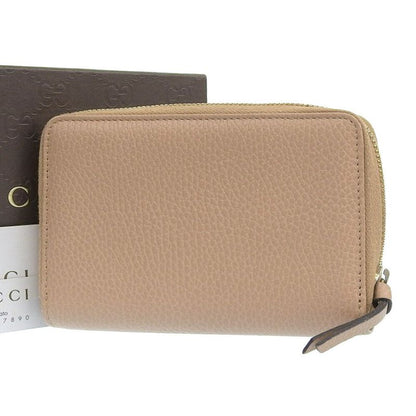 With Box Gucci 2017 354497 Teal Leather Round Zip Wallet Bifold Wallet With