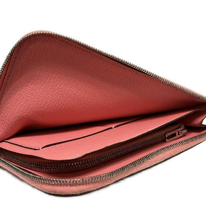 Hermes Wallet Remix Combine Pink Silver Hardware /L Zipper
