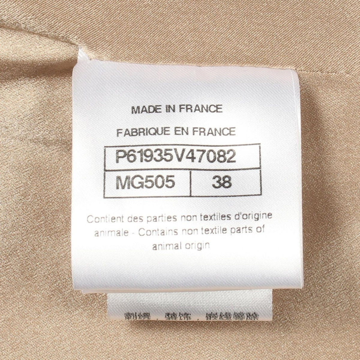 Chanel Gripoix Button Wool Leather Coat — view 5