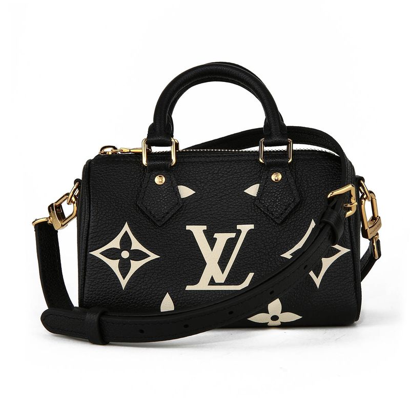Louis Vuitton Shoulder Bag Nano Speedy Noir Black