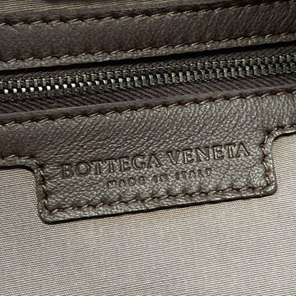 Bottega Veneta Intrecciato Dark Brown Leather Handbag