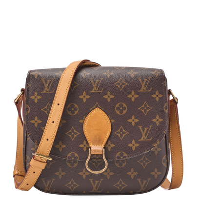 Louis Vuitton Monogram Saint-cloud Shoulder Bag M51243 Brown (gold Hardware)