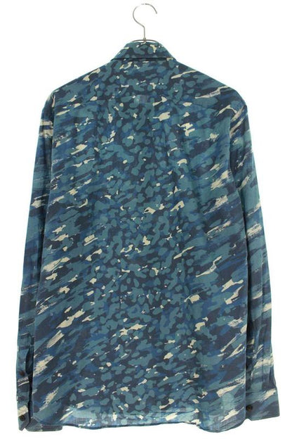 Louis Vuitton 16SS Rm161 AX3 H9s56w Camouflage Long Sleeve Shirt Men's L