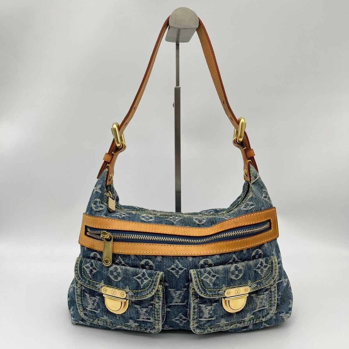 Louis Vuitton Monogram Denim Baggi Shoulder Bag