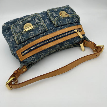 Louis Vuitton Monogram Denim Baggi Shoulder Bag — view 5