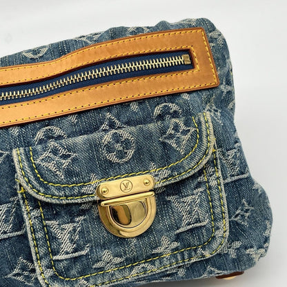 Louis Vuitton Monogram Denim Baggi Shoulder Bag — view 10