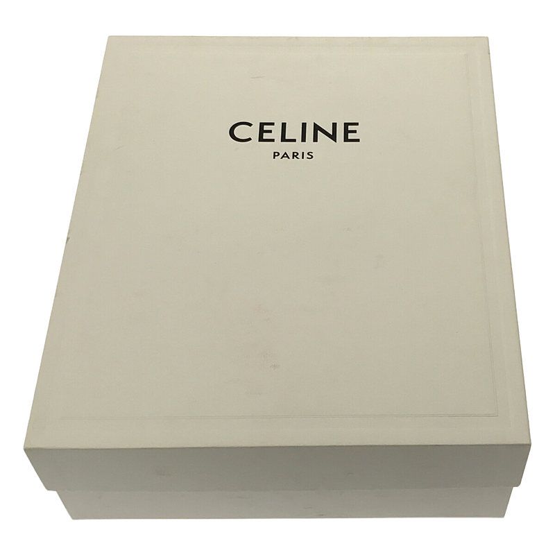 Celine Croc Shape Pressed Short Boots - 34 - White - Women's