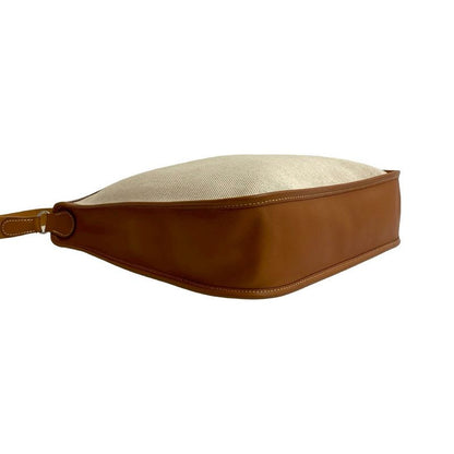 Hermes Hermes Vespa PM Toile Ash Buffalo Leather