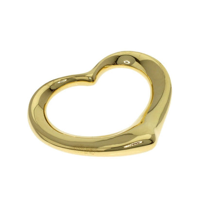 Tiffany & Co Open Heart Pendant Top 18k Yellow Gold