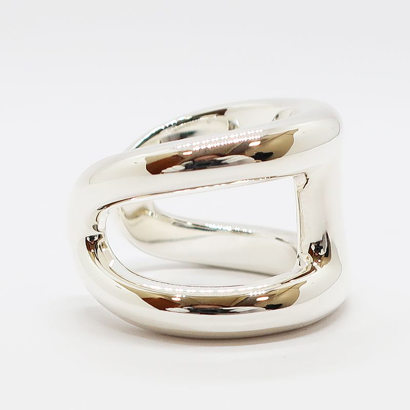 Hermes Osmozu GM Ring #53 Ag925 Silver - H102536b Ring Jewelry - SV