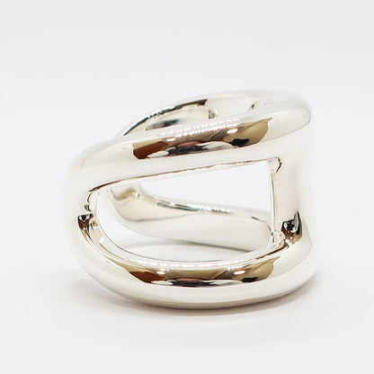 Hermes Osmozu GM Ring #53 Ag925 Silver - H102536b Ring Jewelry - SV