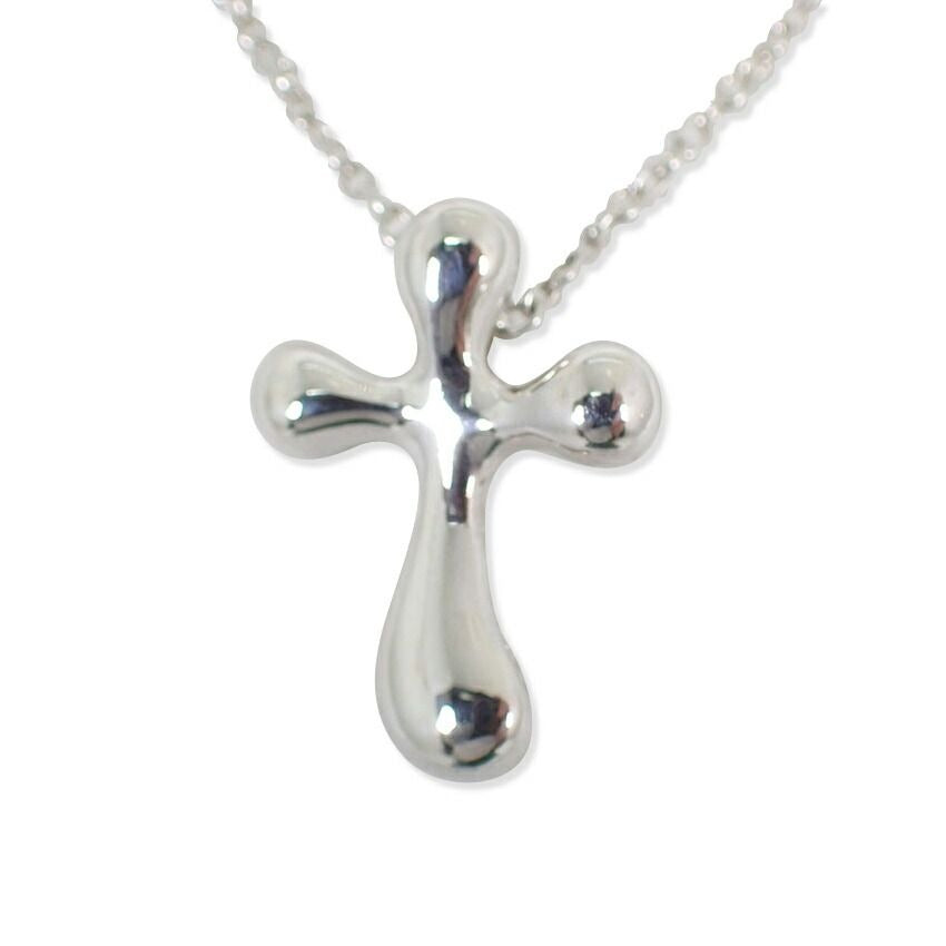 Tiffany & Co 925 Small Cross Pendant Necklace