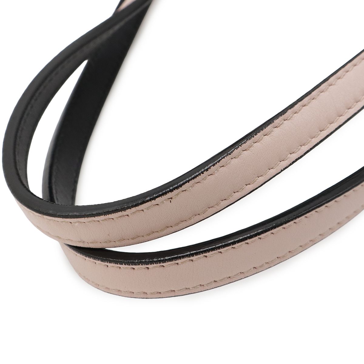 Christian DIOR Addict Tote Tote Bag Shoulder Leather Black Black Pink With Charm