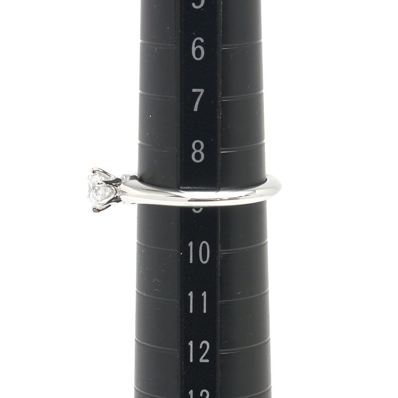 Tiffany & Co Set Diamond Ring Approx 9 Pt950 D0.35ct