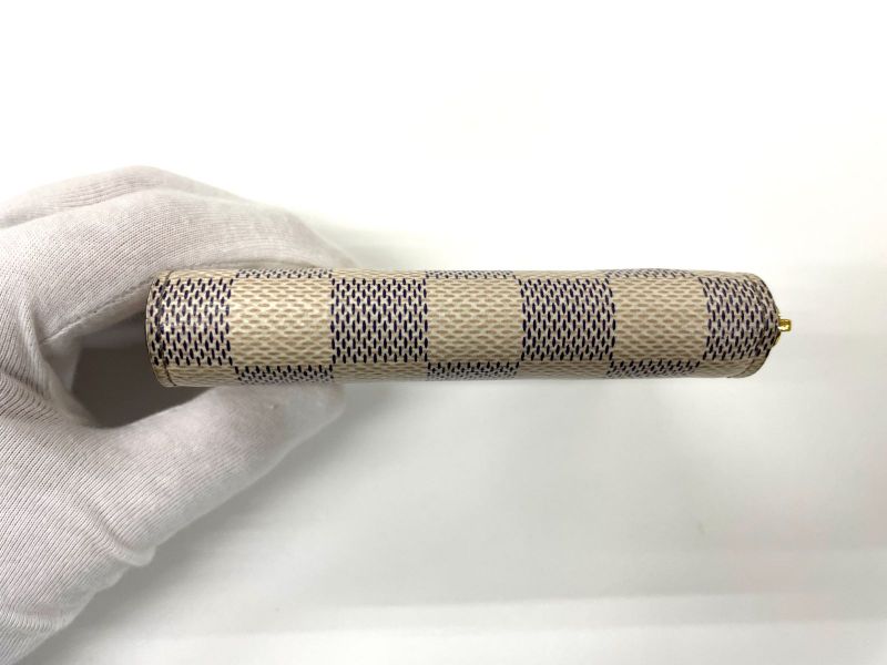 Louis Vuitton Damier Azure Zippy Coin Purse Coin Case Coin Case N60229 Ivory ×