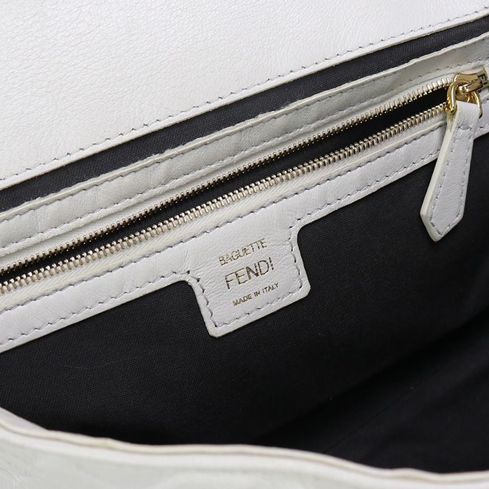 Fendi Large Bag Baguette Fe85040 Handbag Leather Large Bag Ladies