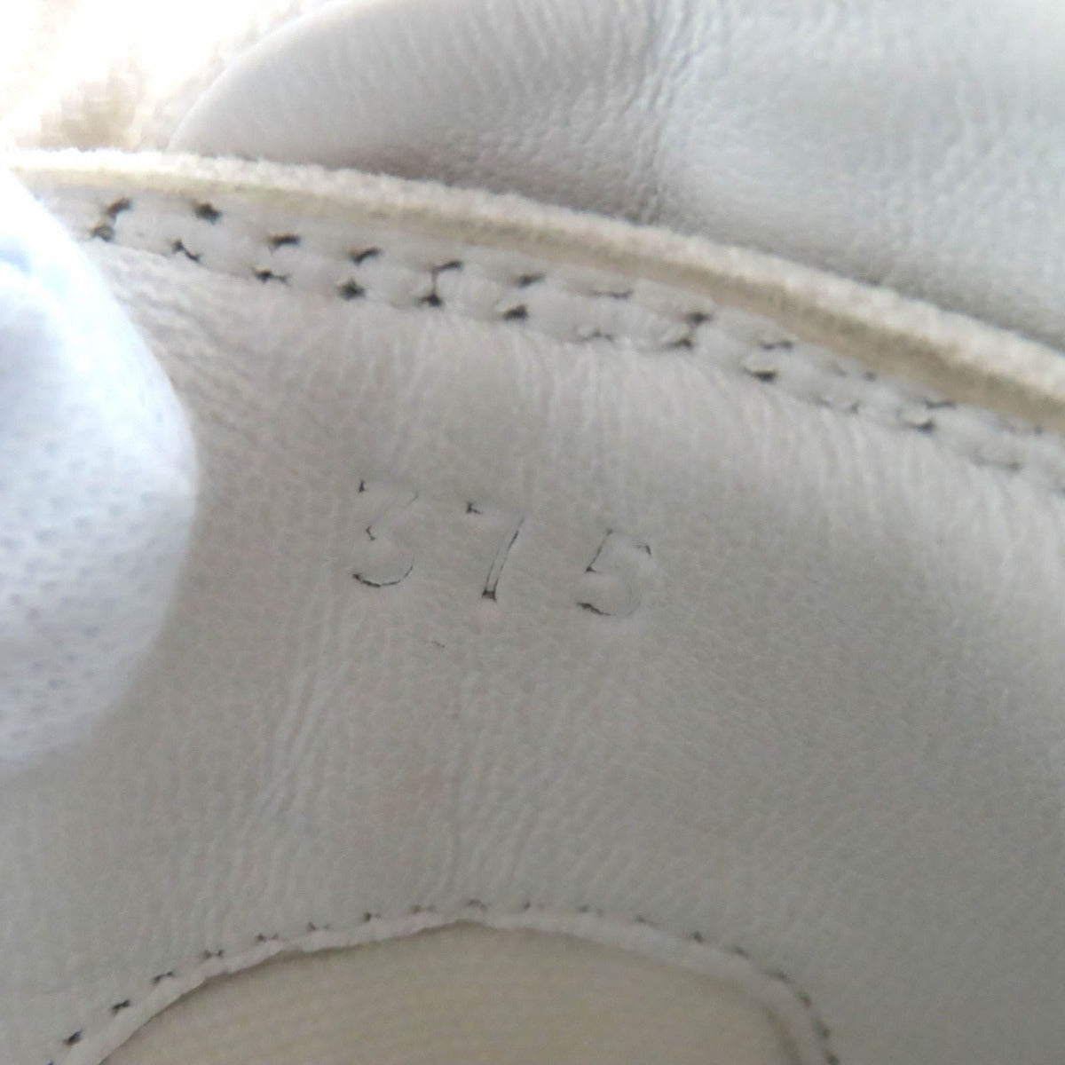 Hermes Iriko Logo Patch Canvas Leather Lace Up High Cut Sneakers White 37.5 — view 14