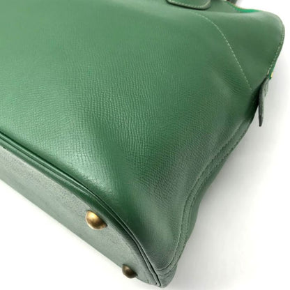 Hermes Bolide 35 Green Epsom Gold Hand Ba Handbag