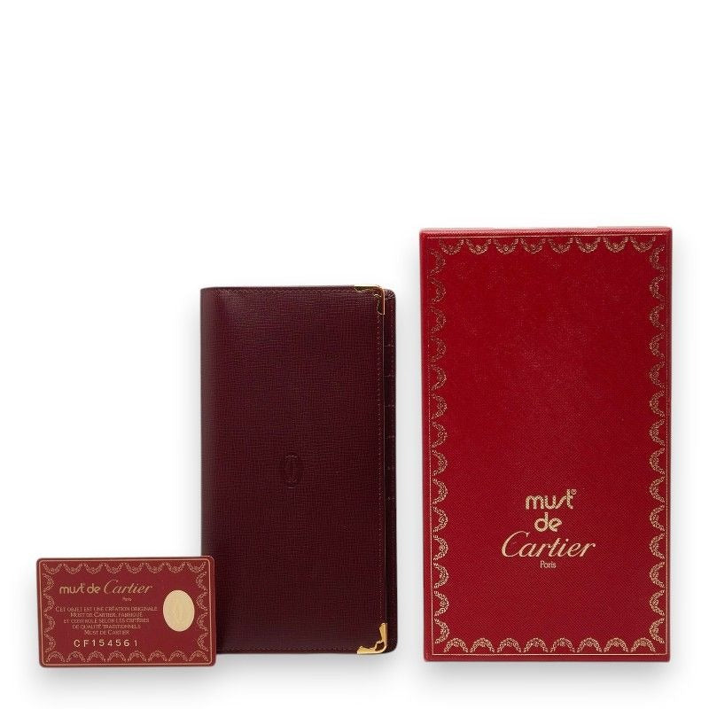 Cartier Must Wallet Red