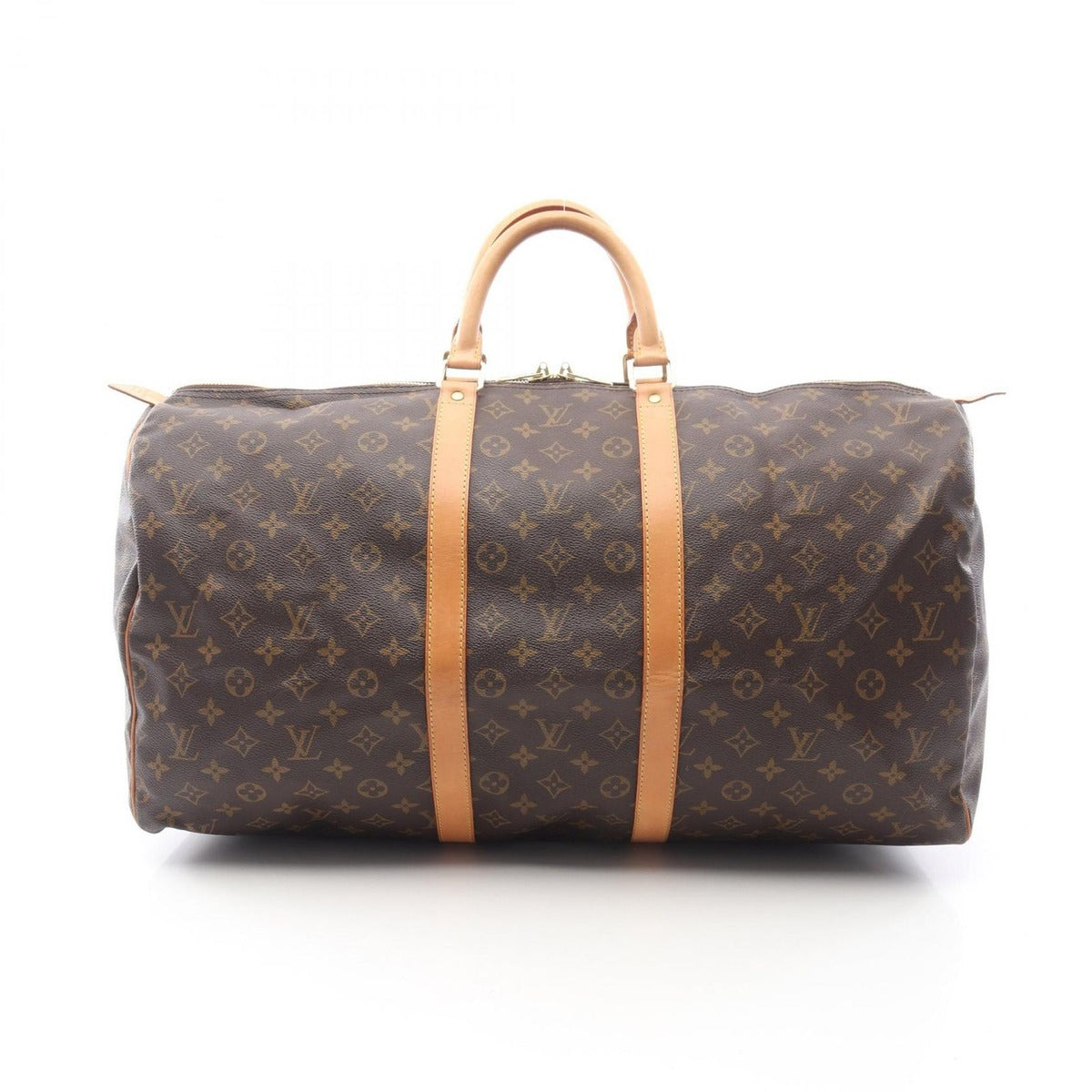Louis Vuitton Boston Bag Keepall 55 Canvas Leather