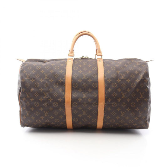 Louis Vuitton Boston Bag Keepall 55 Canvas Leather