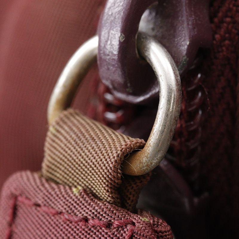 Prada Sports Prada Sports 2WAY Shoulder Nylon Red Brown Unisex Boston Bag