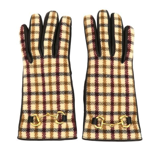Gucci Gloves Leather Wool