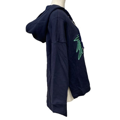 Fendi Ps7006 A3BS Sweatshirt Hoodie Pullover Embroidered Long Sleeve Palm Tree