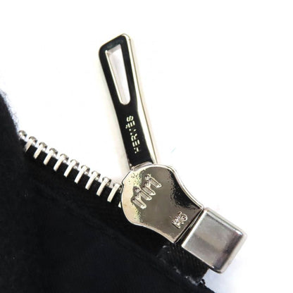 Hermes 22AW 2h0106dg Cashmere Blend Serie Button Zip Up Quilted Coat Dark Navy