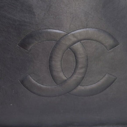 Authentic CHANEL Jumbo XL Shopping Tote Timeless Classic Black Lambskin Vintage — view 15