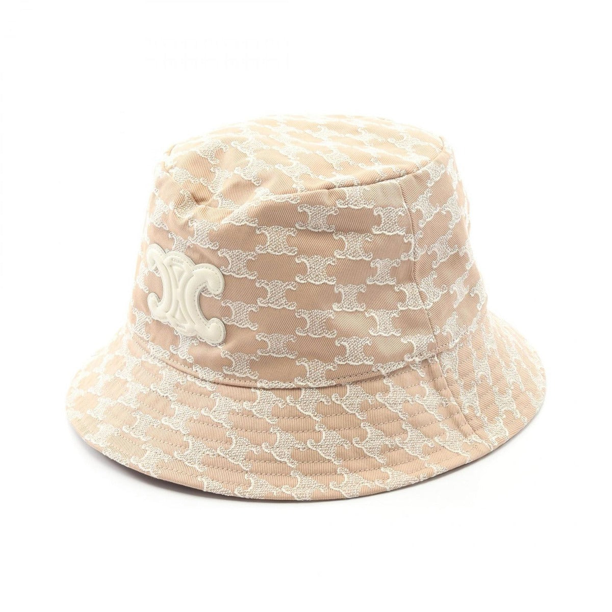 Celine Triomphe Bucket Hat Beige
