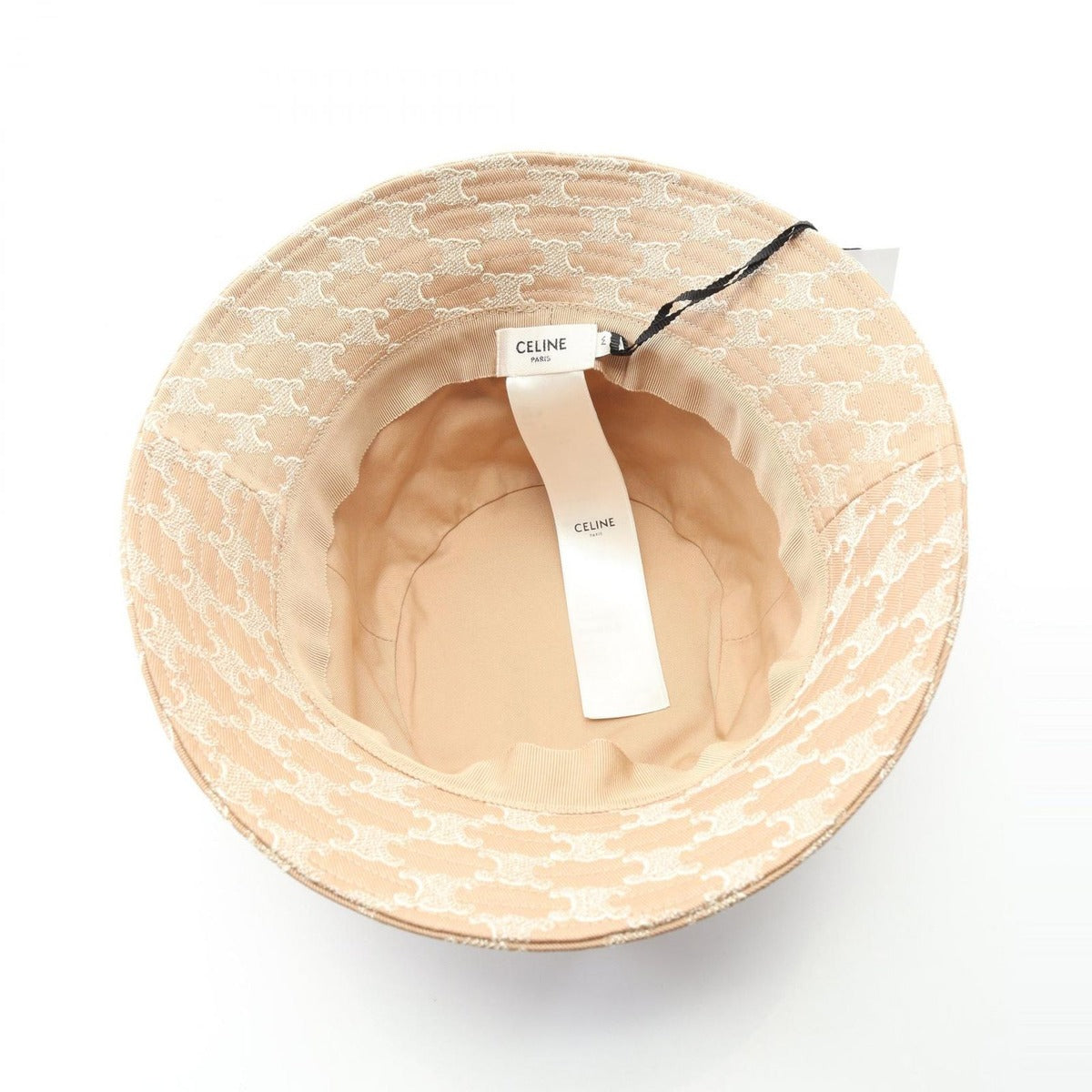 Celine Triomphe Bucket Hat Beige — view 3