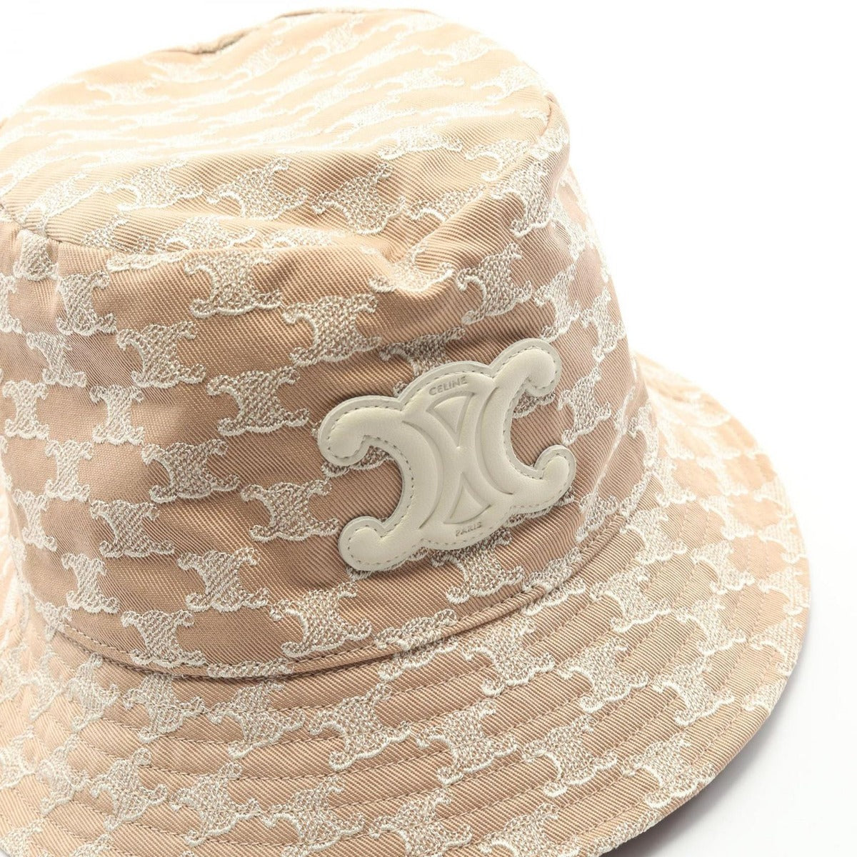 Celine Triomphe Bucket Hat Beige — view 6