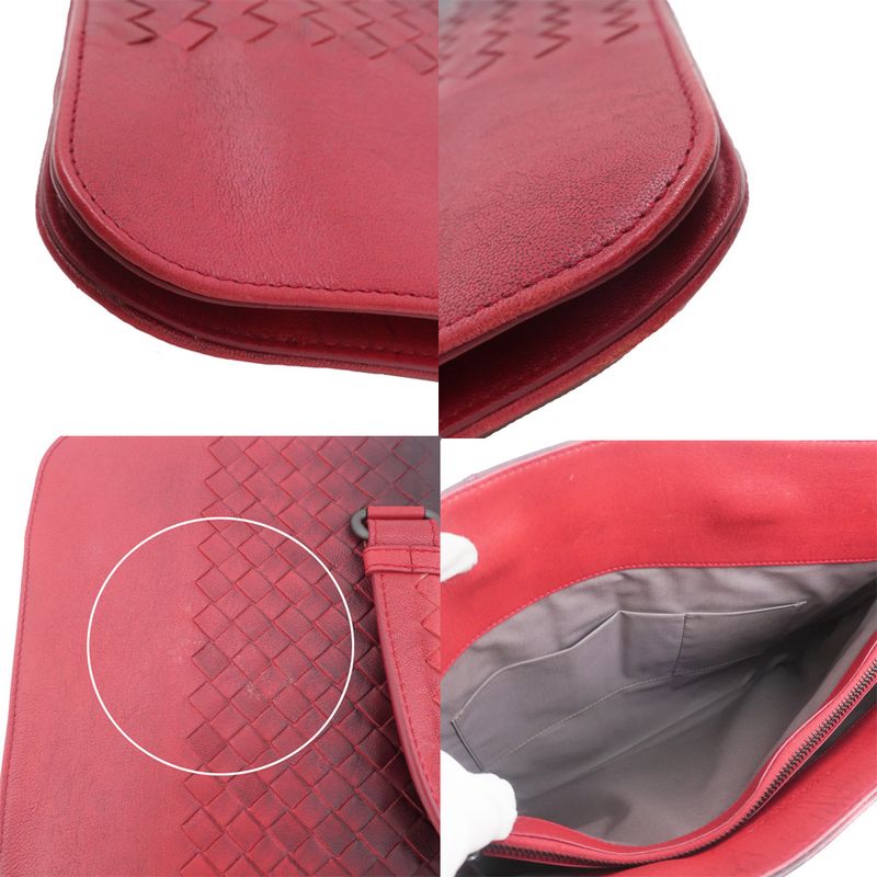Bottega Veneta Tote Bag Hand Intrecciato Gradient Business Red Men's
