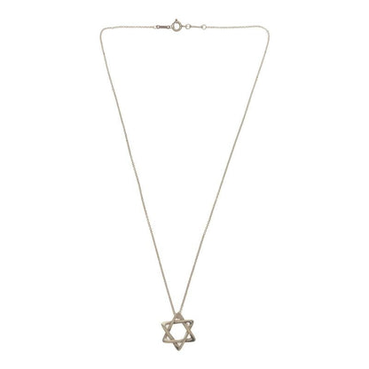 Tiffany & Co Star Of David Necklace Pendant SV 925 Silver Weight