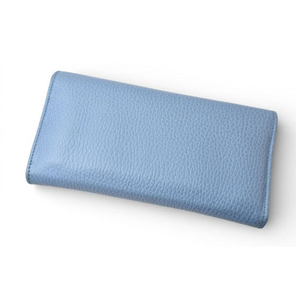Gucci Wallet Bifold Long Swing Leather Blue — view 3