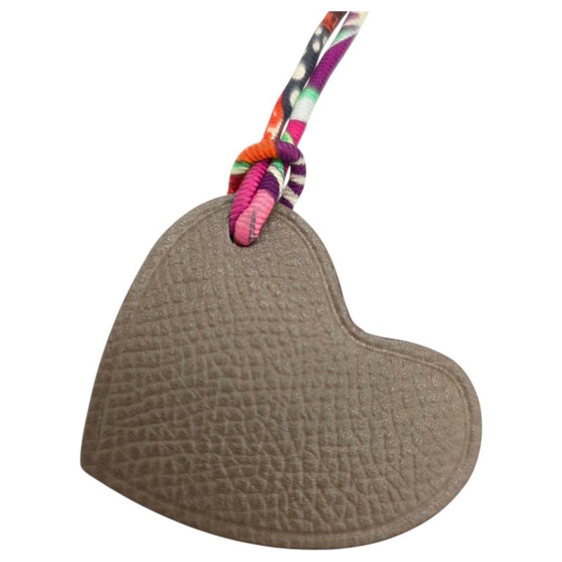 Hermes Petit Ashe Minicou Heart Shape Charm